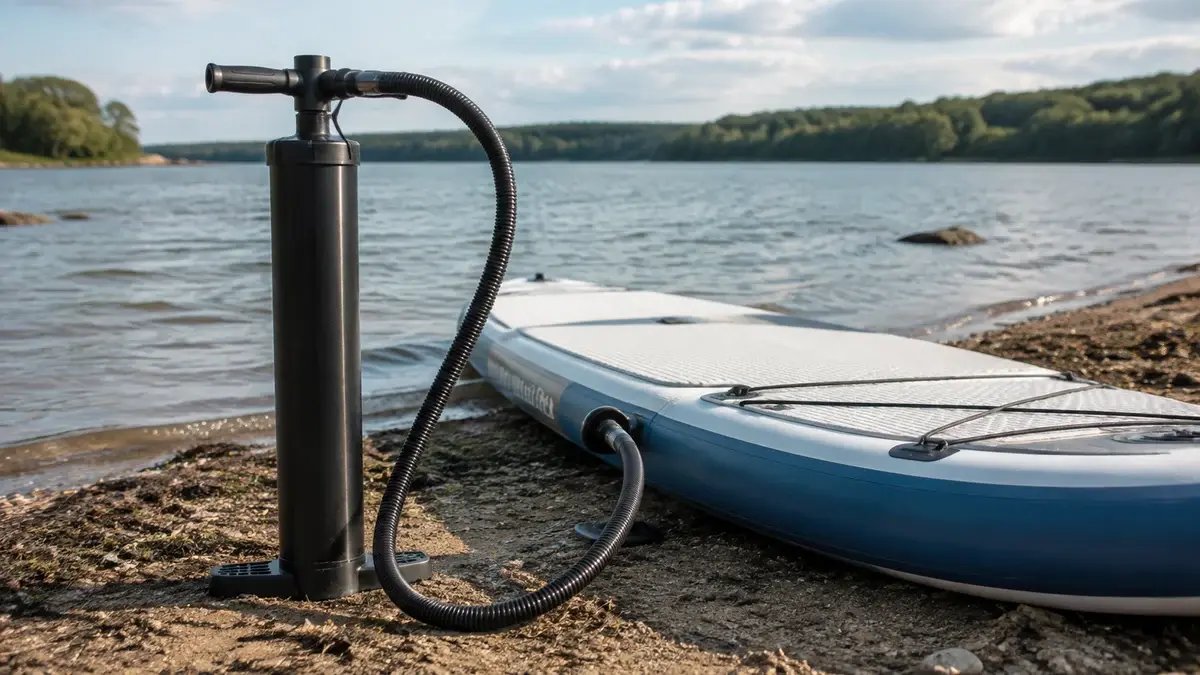 Pumpe til paddleboard: manuelt eller elektrisk