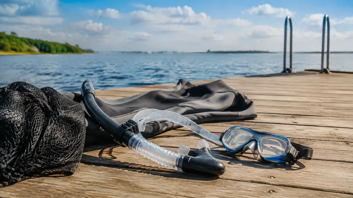Snorkelsæt til børn: maske, snorkel og ro