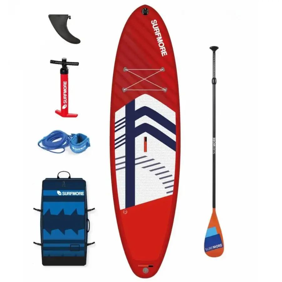 SURFMORE Allround 11'2 x 33 SUP Board Rød produktfoto